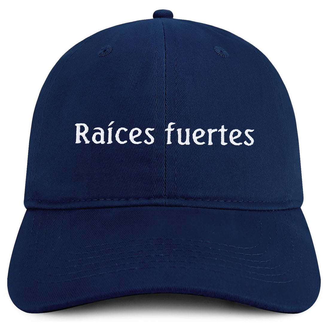 Trendy Apparel Shop Raices fuertes Embroidered Cotton Low Profile Dad Hat