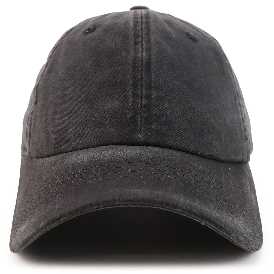 Trendy Apparel Shop Plain Unisex Unstructured Pigment Dyed Washed Baseball Cap