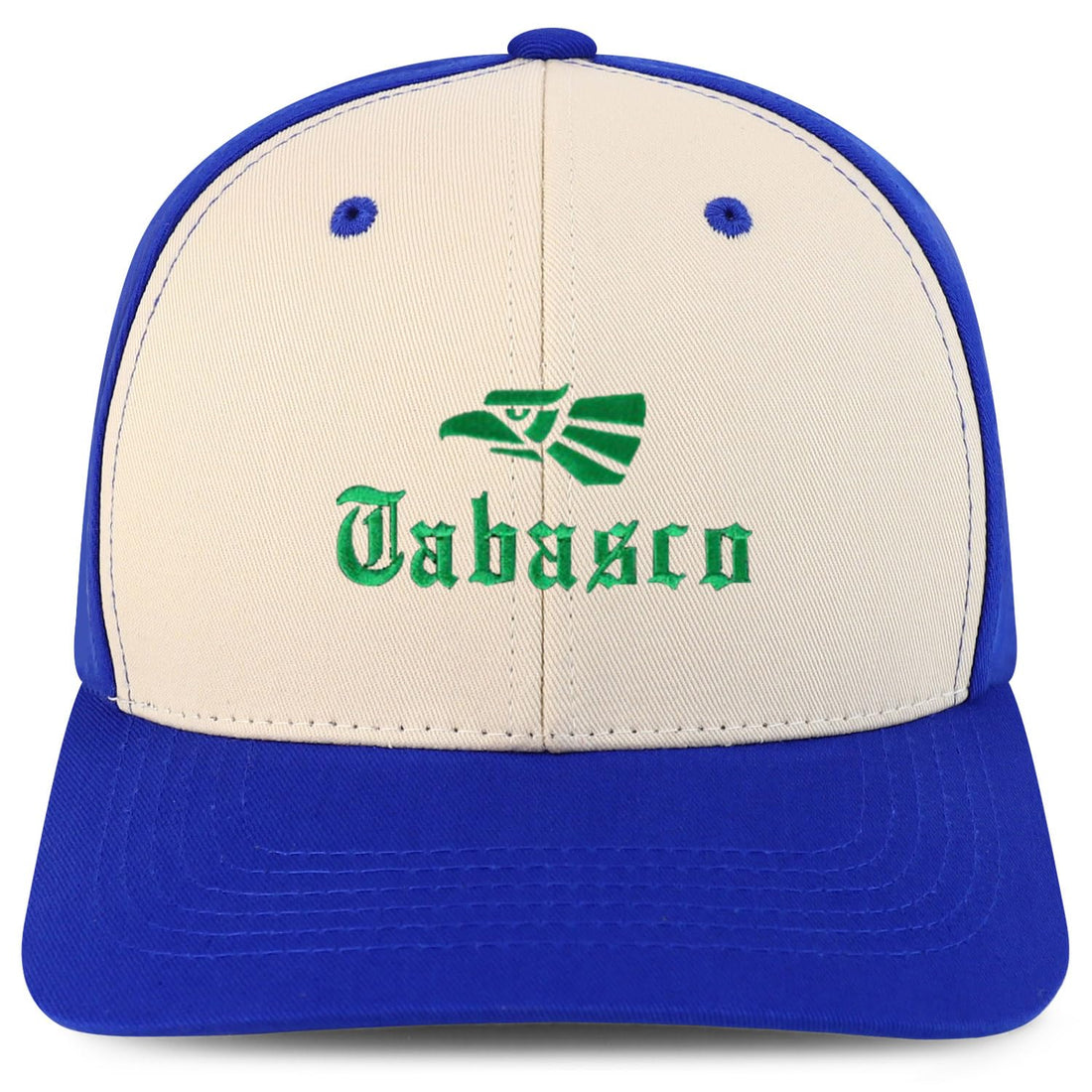 Trendy Apparel Shop Tabasco Mexico State Embroidered 6 Panel Snapback Baseball Cap
