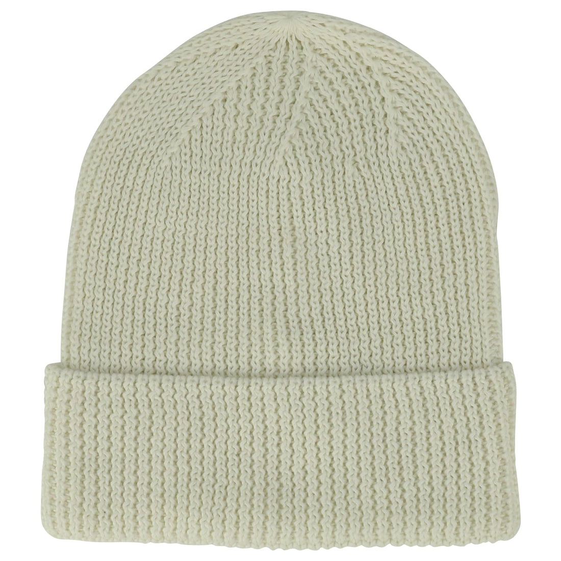 Trendy Apparel Shop Stretchy Cotton Knitted Cuff Beanie Hat