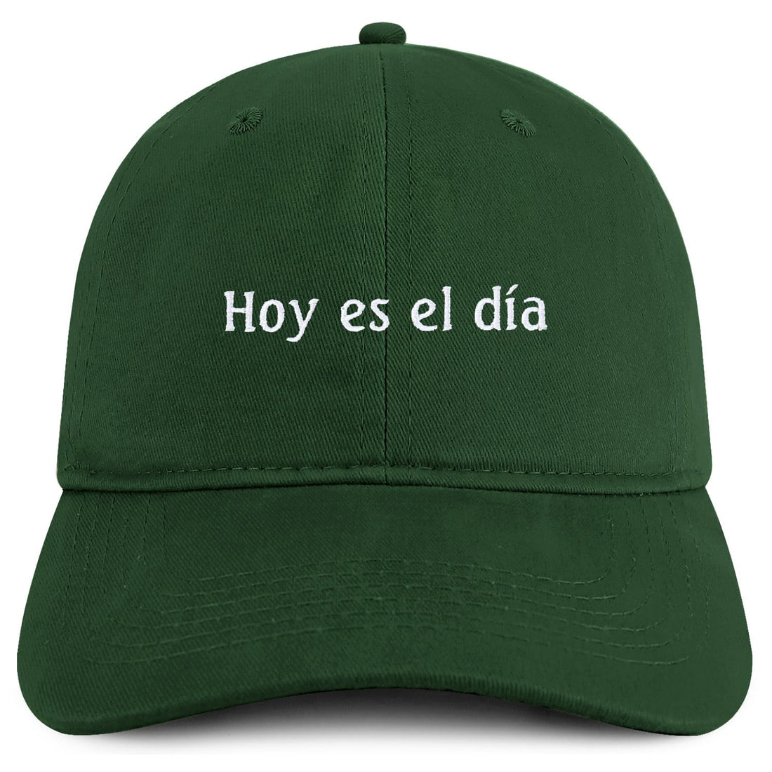 Trendy Apparel Shop Hoy ES el Dia Embroidered Cotton Low Profile Dad Hat