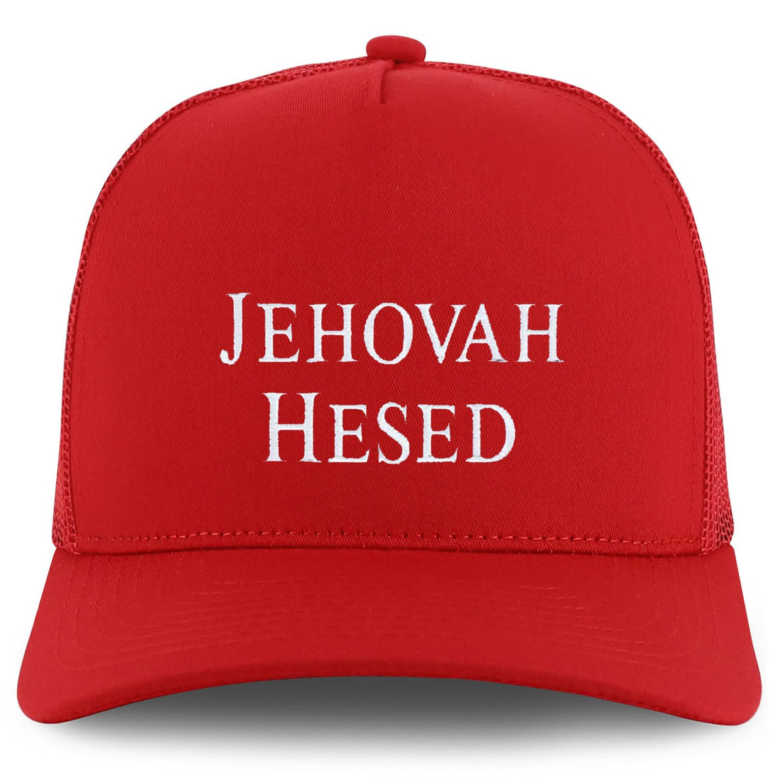 Trendy Apparel Shop Jehovah Hesed Embroidered 5 Panel Snapback Trucker Cap