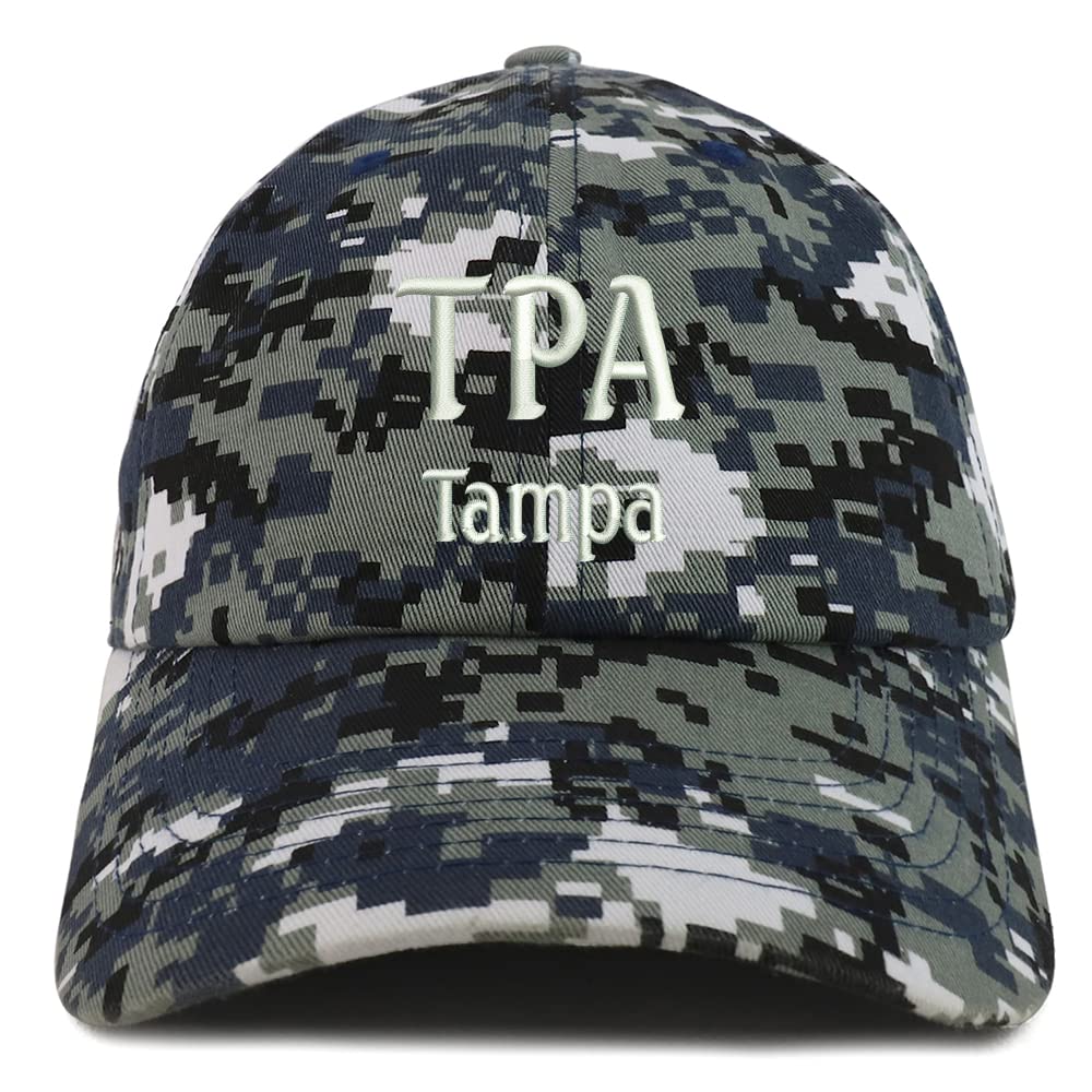 Trendy Apparel Shop TPA Tampa Low Profile Soft Cotton Baseball Cap
