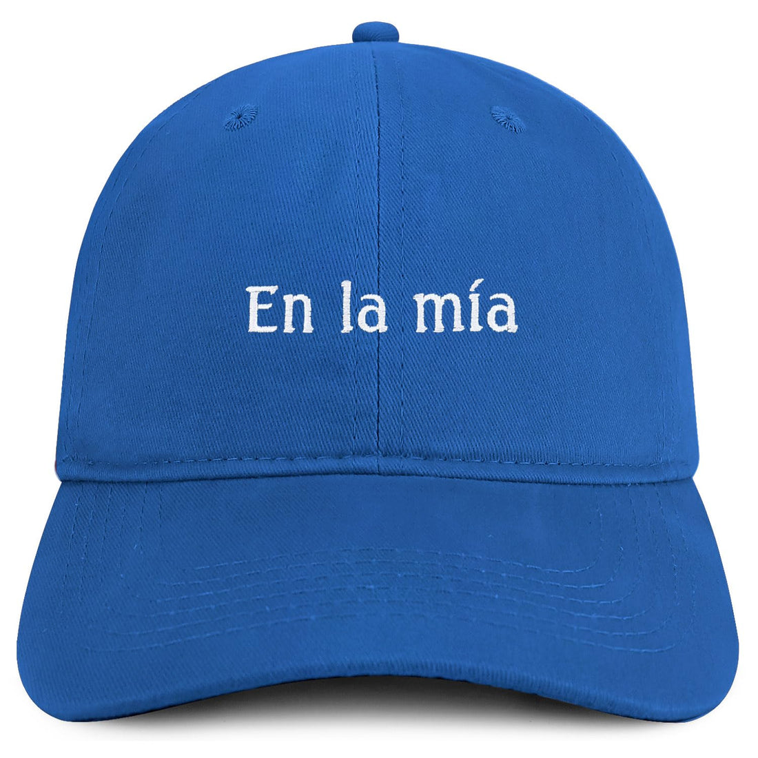 Trendy Apparel Shop En La Mia Embroidered Cotton Low Profile Dad Hat