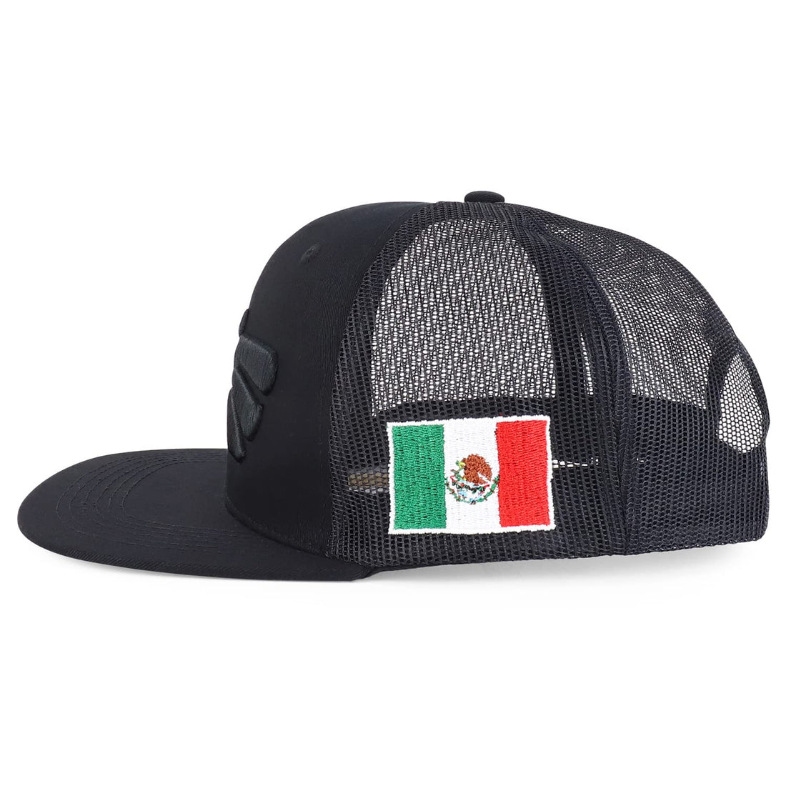 Trendy Apparel Shop XXL Hecho En Mexico Eagle 3D Embroidered Flatbill Snapback Mesh Cap