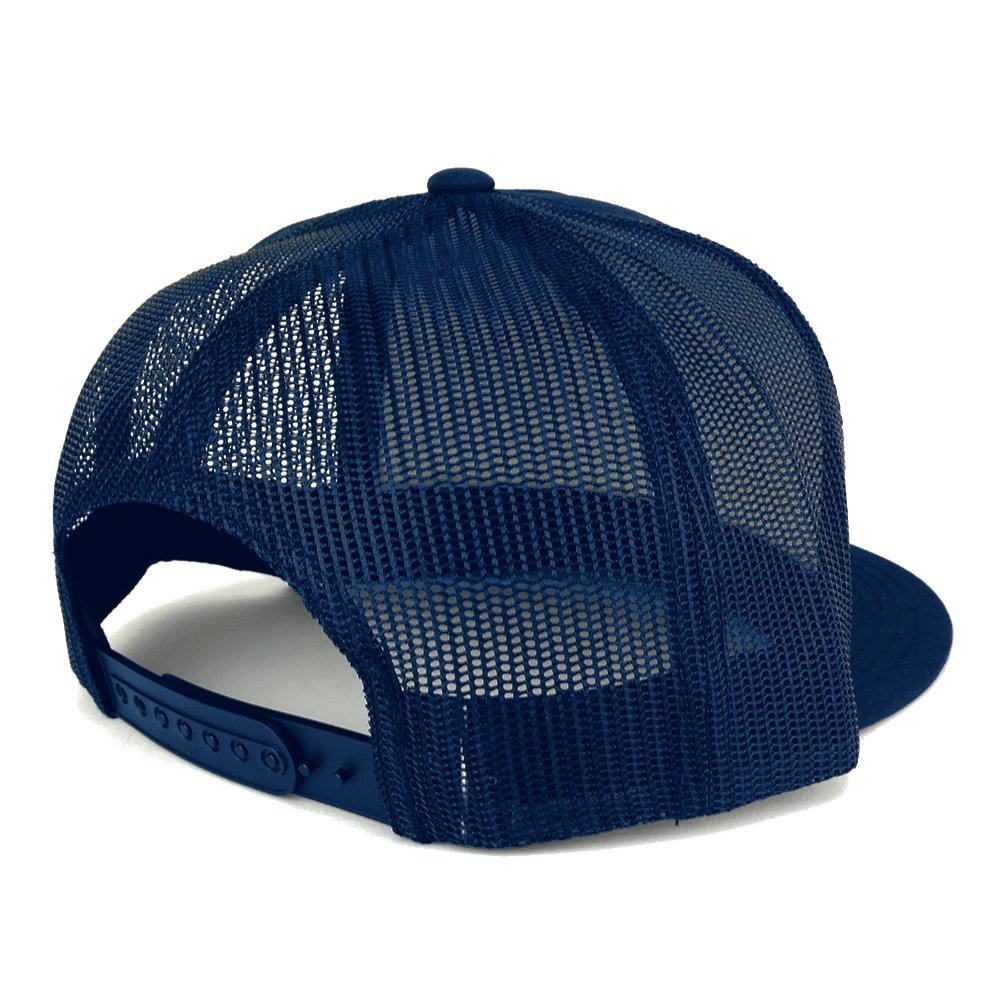 Trendy Apparel Shop Pi Day Symbol 5 Panel Flatbill Trucker Mesh Snapback Cap