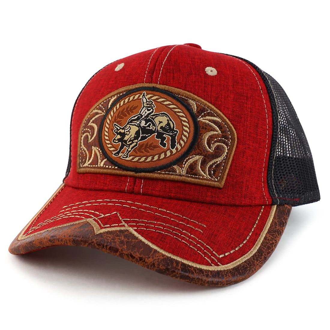 GC-BALL-RODEO-RED-BLK
