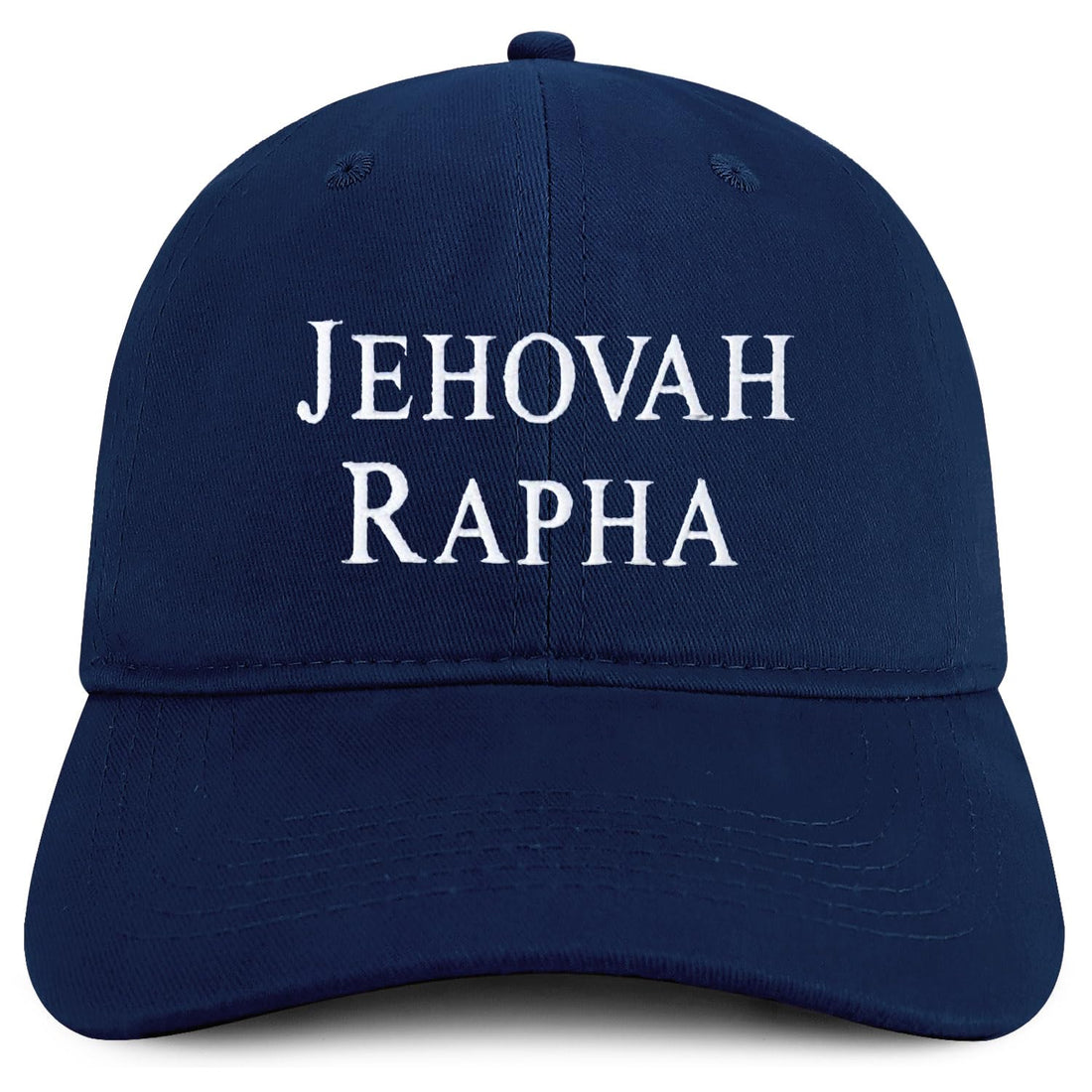 Trendy Apparel Shop Jehovah Rapha Embroidered Soft Cotton Baseball Cap
