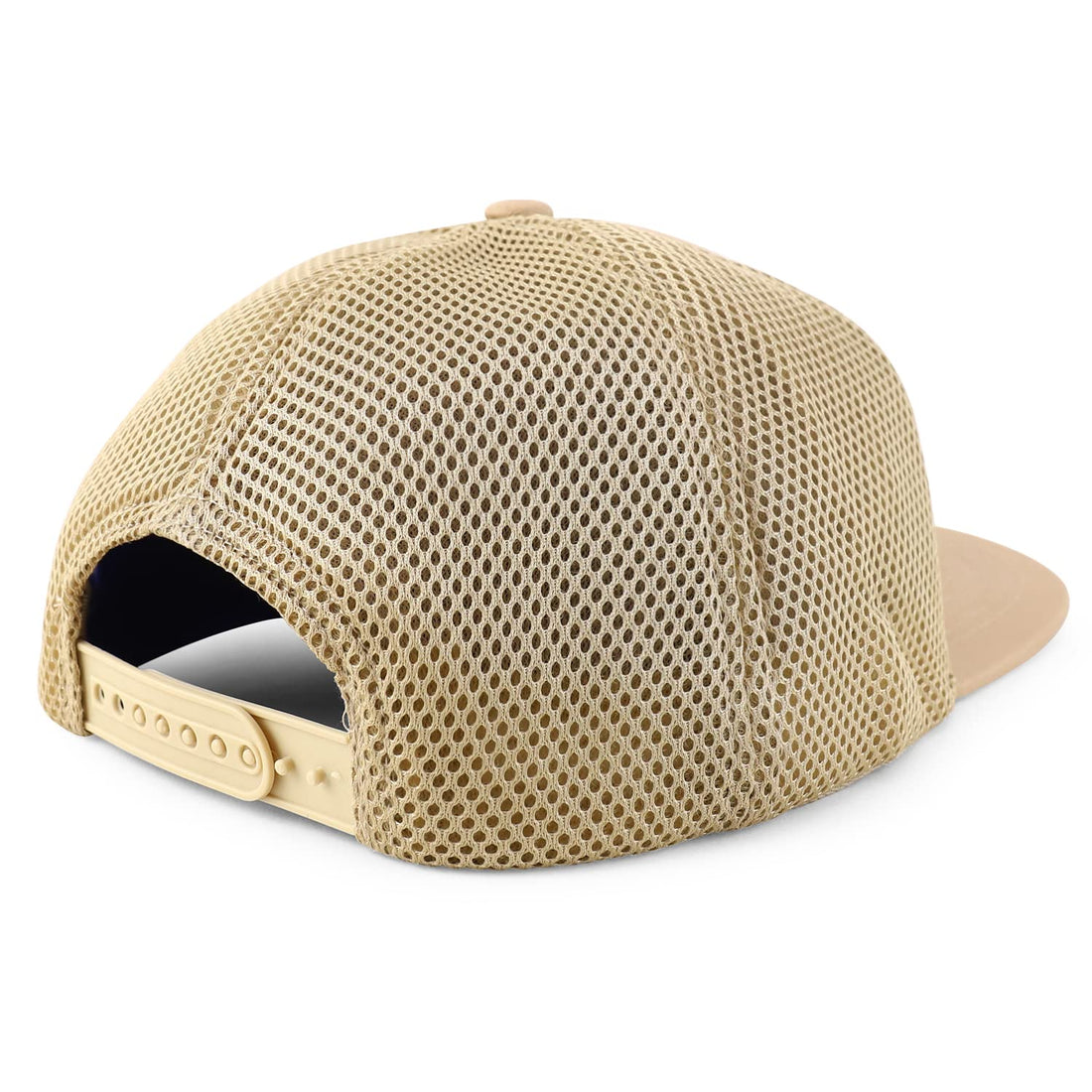 Trendy Apparel Shop XXL Oversize Air Mesh Back Flatbill Baseball Cap