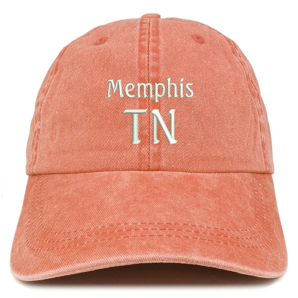 Trendy Apparel Shop Memphis TN Embroidered Pigment Dyed Washed Baseball Cap