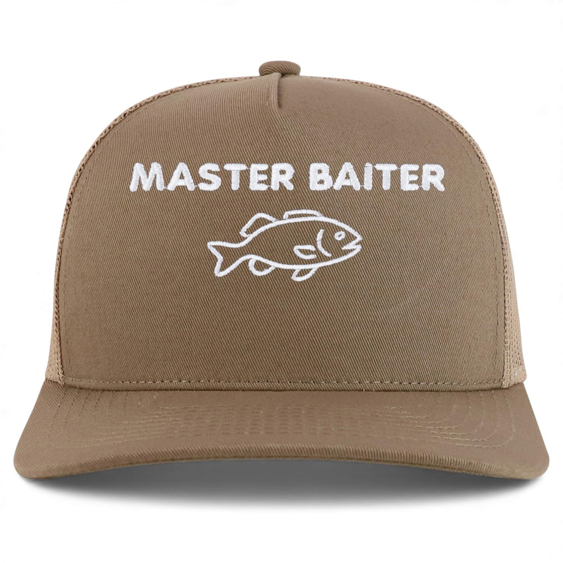 Trendy Apparel Shop Master Baiterer Embroidered 5 Panel Snapback Trucker Cap