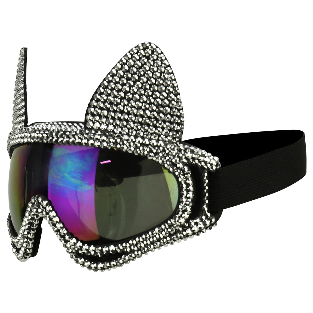 Trendy Apparel Shop Bling Rhinestone Festival Rave Goggles