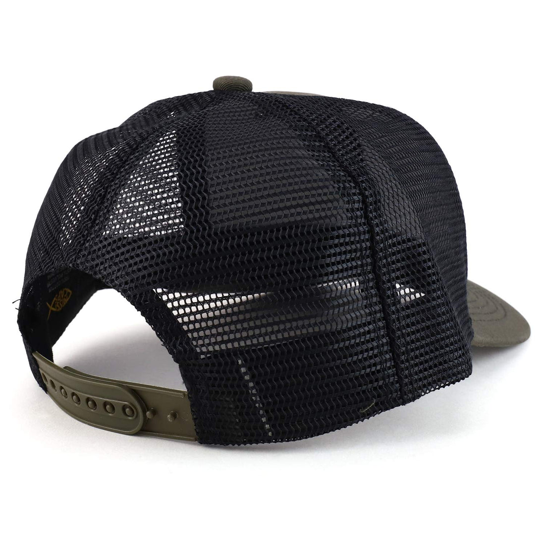 Trendy Apparel Shop Low Profile Two Tone Mesh Back Trucker Baseball Cap