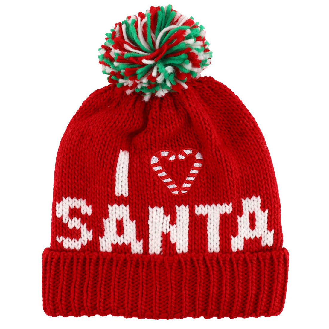 Trendy Apparel Shop Happy Holidays Christmas Theme Winter Xmas Pom Beanies
