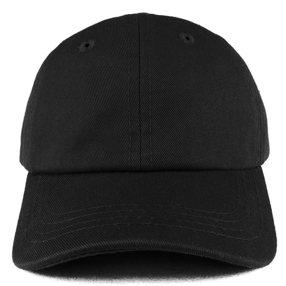 Trendy Apparel Shop Baby Infant Plain Unstructured Adjustable Baseball Cap