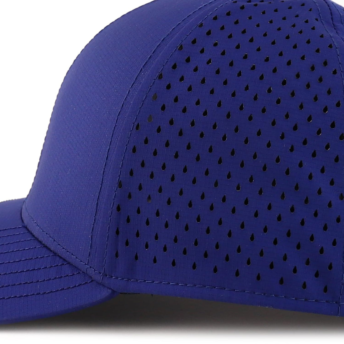 Trendy Apparel Shop Oversize XXL Laser Cut Holes Back Performance Snapback Ball Cap