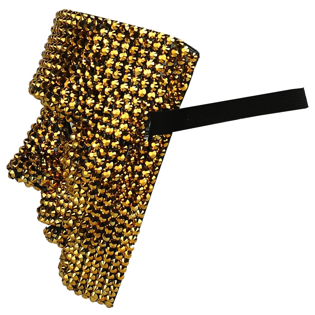 Trendy Apparel Shop Bling Rhinestone Skull Half Mask Costume Accessory