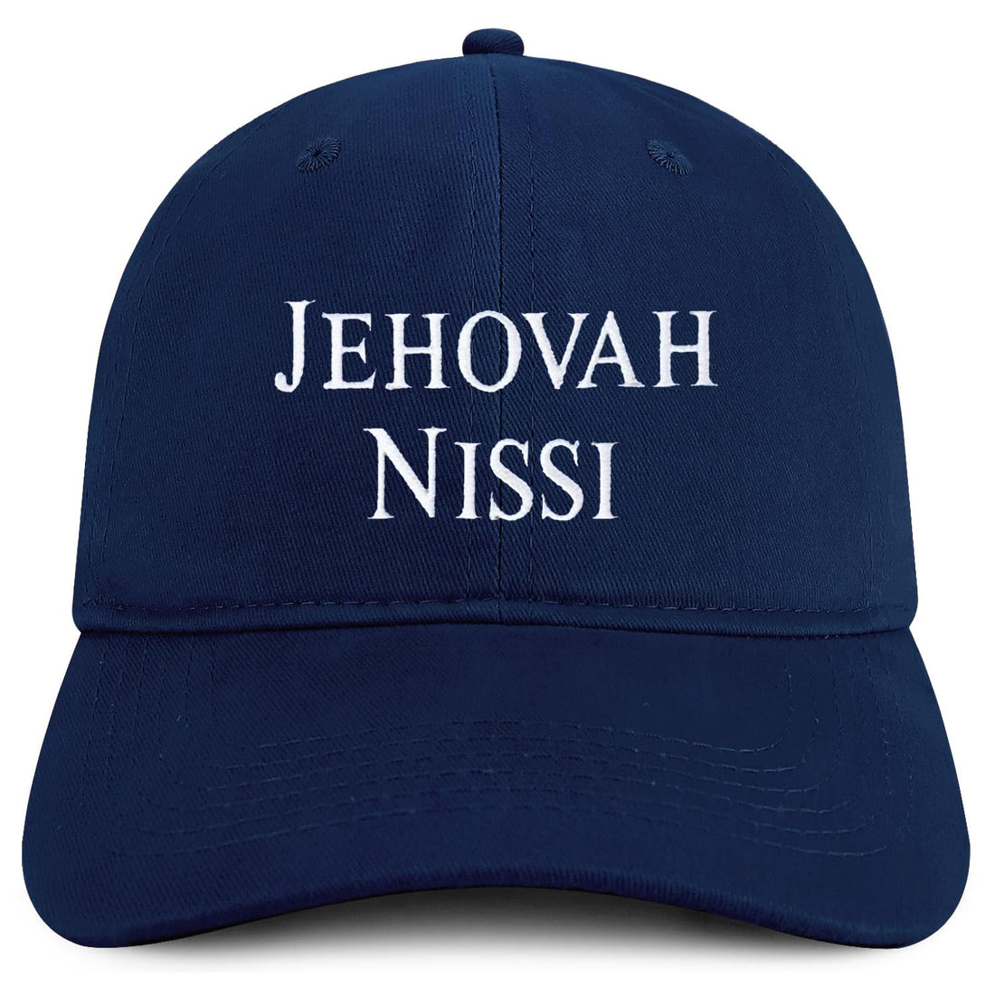 Trendy Apparel Shop Jehovah Nissi Embroidered Soft Cotton Baseball Cap