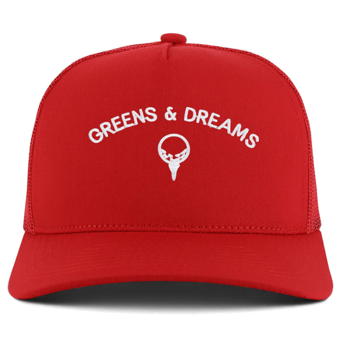 Trendy Apparel Shop Greens & Dreams Embroidered 5 Panel Snapback Trucker Cap
