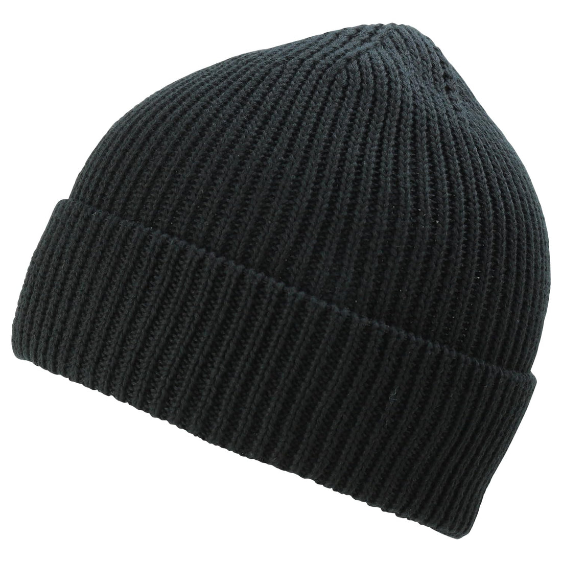 Trendy Apparel Shop Stretchy Cotton Knitted Cuff Beanie Hat