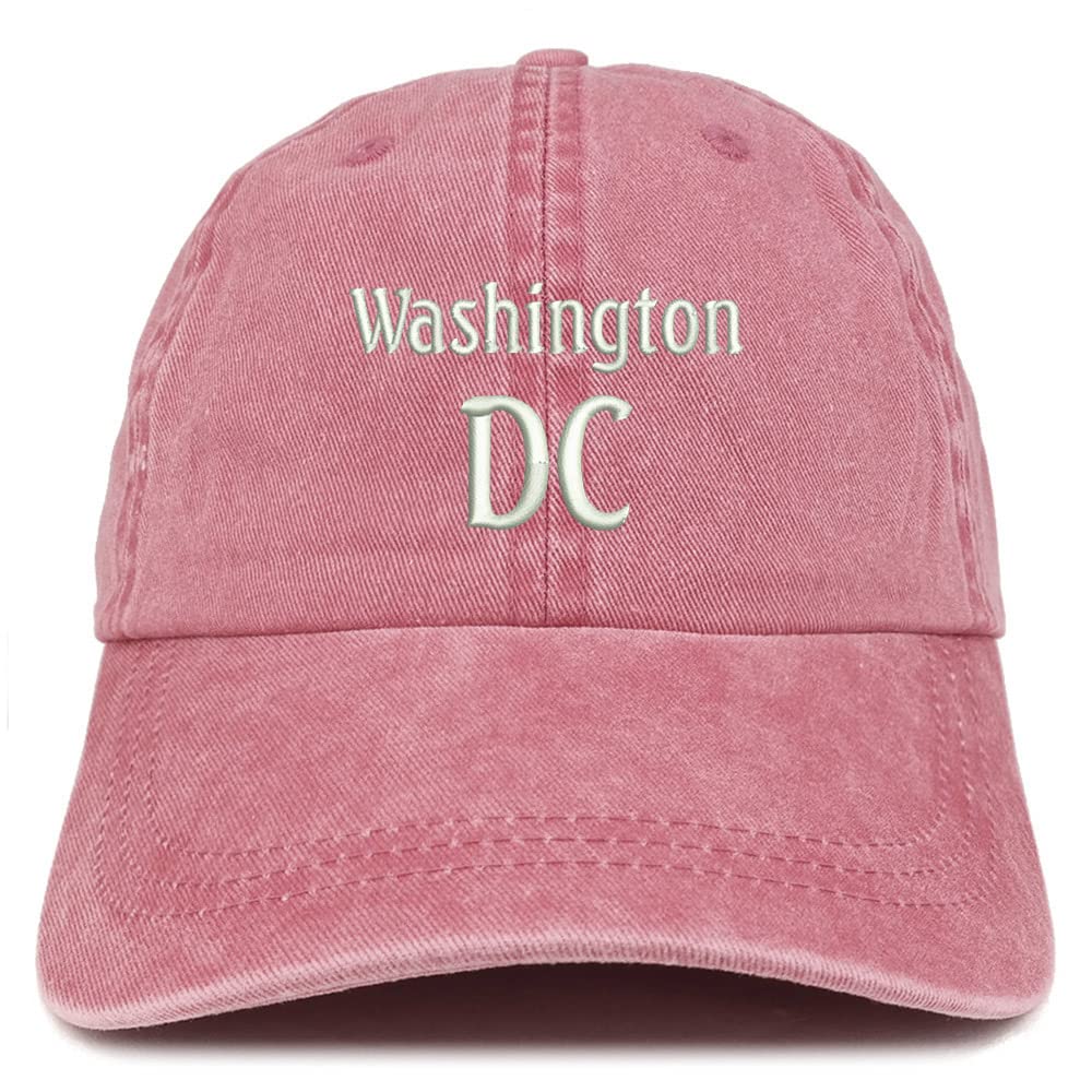Trendy Apparel Shop Washington DC Embroidered Pigment Dyed Washed Baseball Cap
