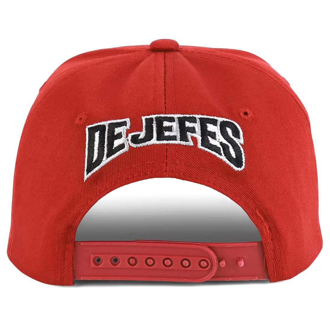 Trendy Apparel Shop El Jefe Embroidered 100% Cotton Flatbill Snapback Cap