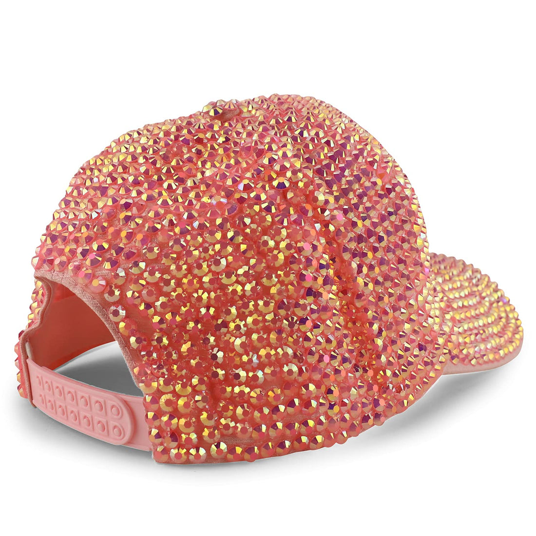 Trendy Apparel Shop Bling Stone Studs Bedazzle Structured Baseball Cap