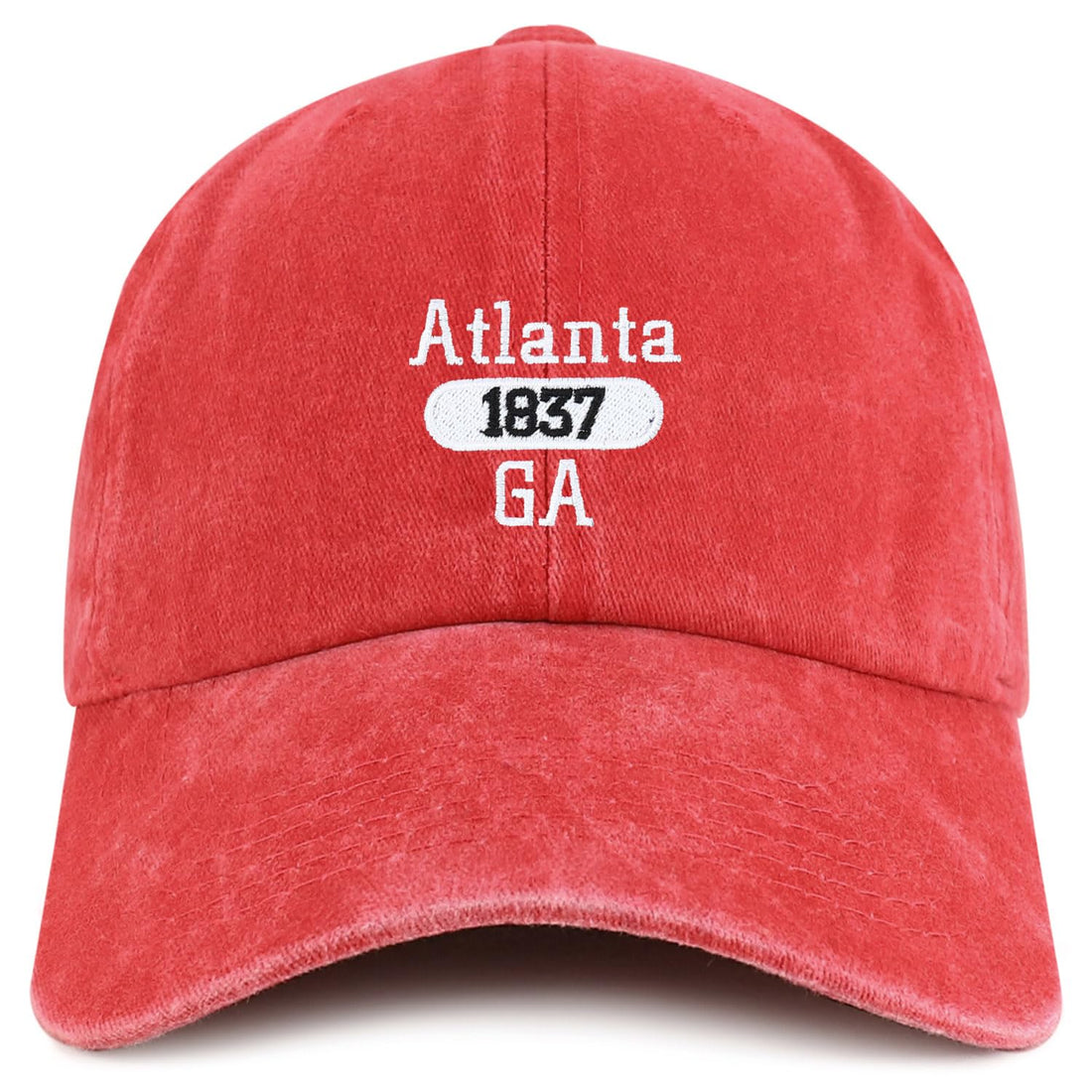 Trendy Apparel Shop Atlanta Est.1837 Embroidered Pigment Dyed Cotton Baseball Cap