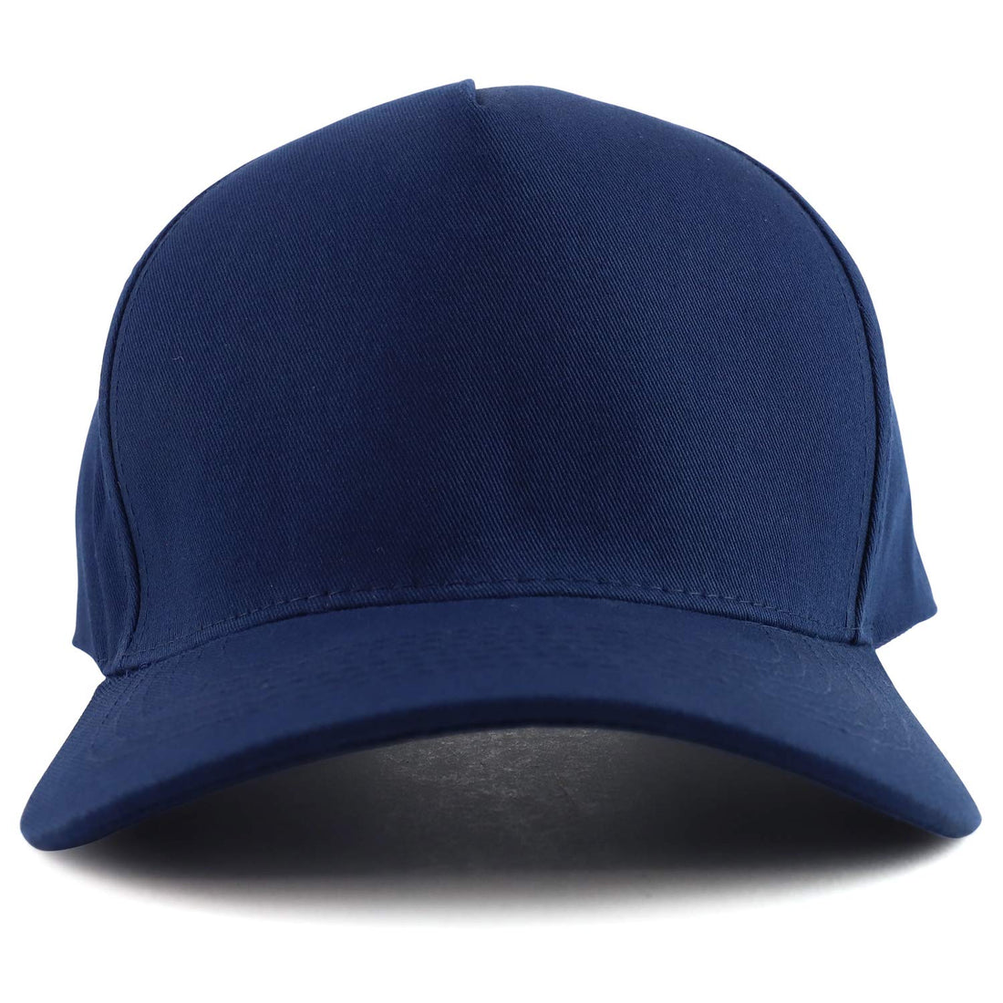 Trendy Apparel Shop Oversized Big 5 Panel Cotton Structured Baseball Cap