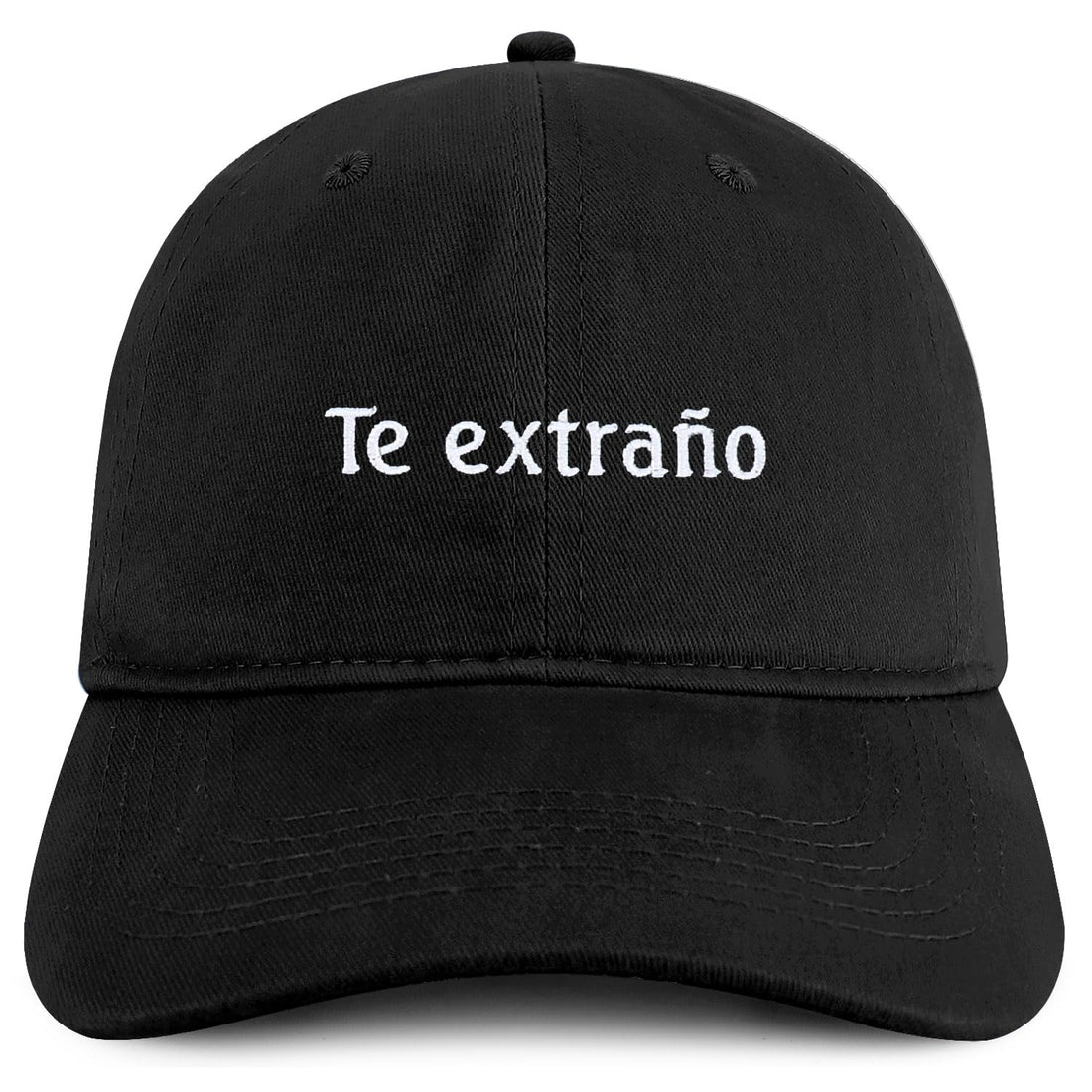 Trendy Apparel Shop Te extrano Embroidered Cotton Low Profile Dad Hat