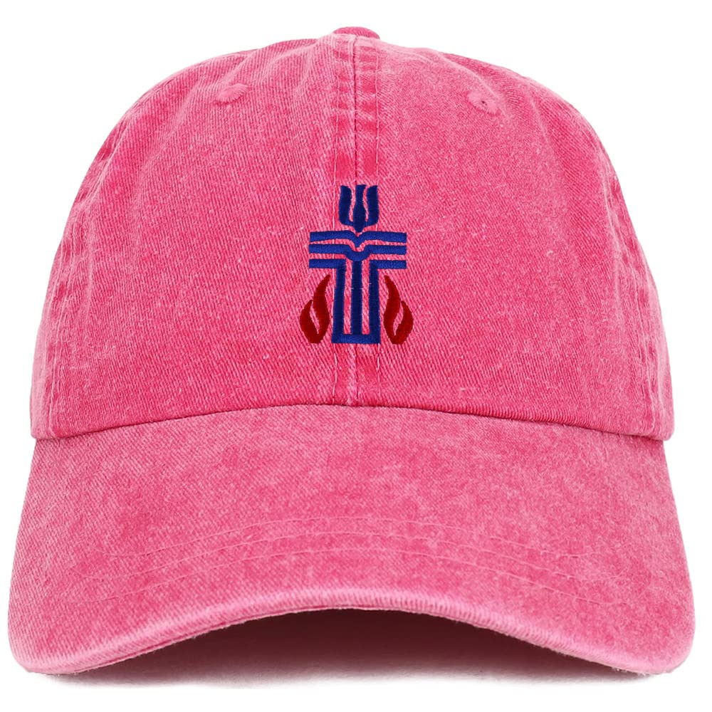 Trendy Apparel Shop Presbyterian Church Embroidered Pigment Dyed Washed Baseball Cap