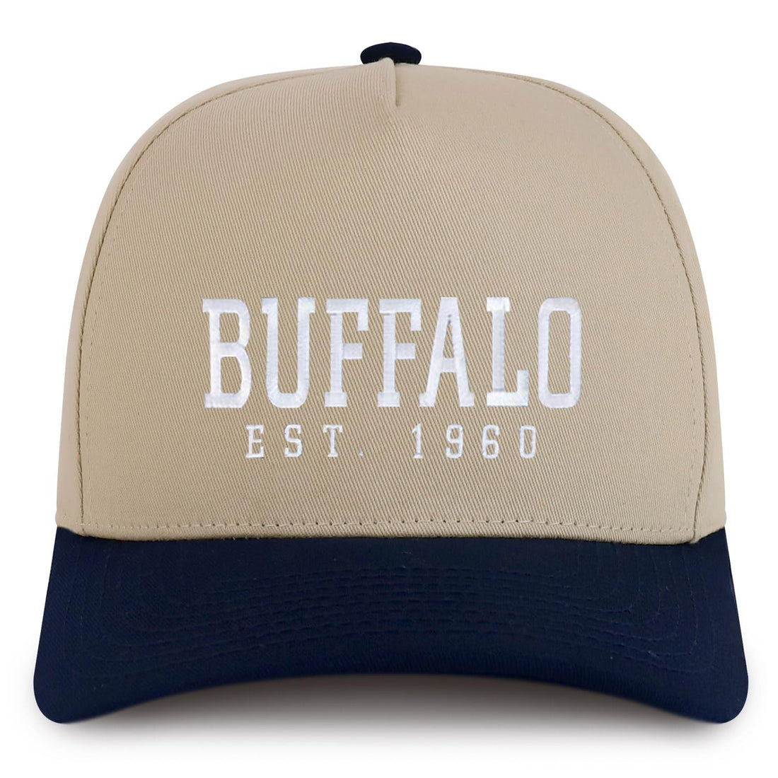 Trendy Apparel Shop Buffalo Est.1960 Embroidered 5 Panel Structured Baseball Cap