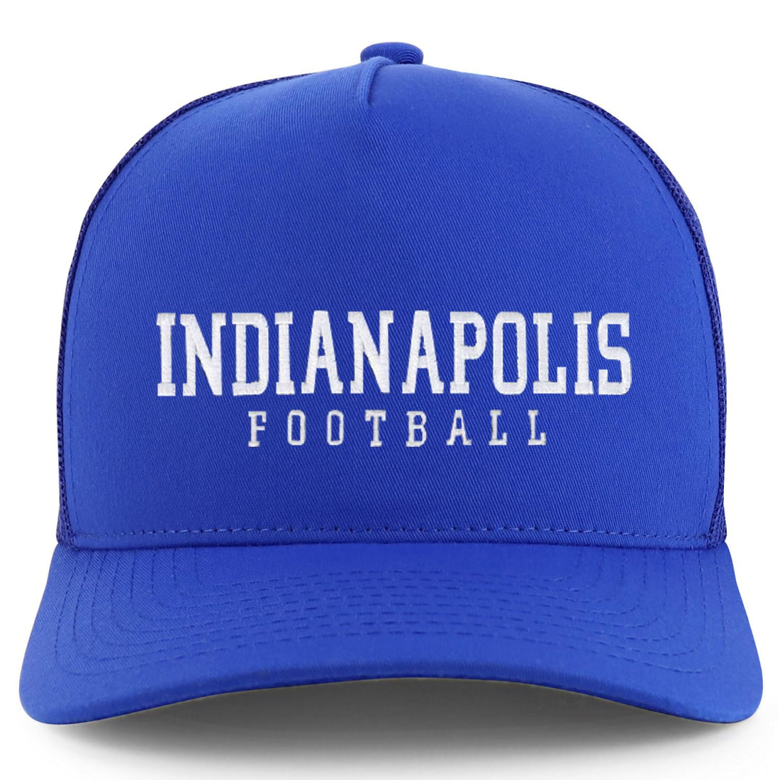 Trendy Apparel Shop Indianapolis Embroidered 5 Panel Snapback Trucker Cap
