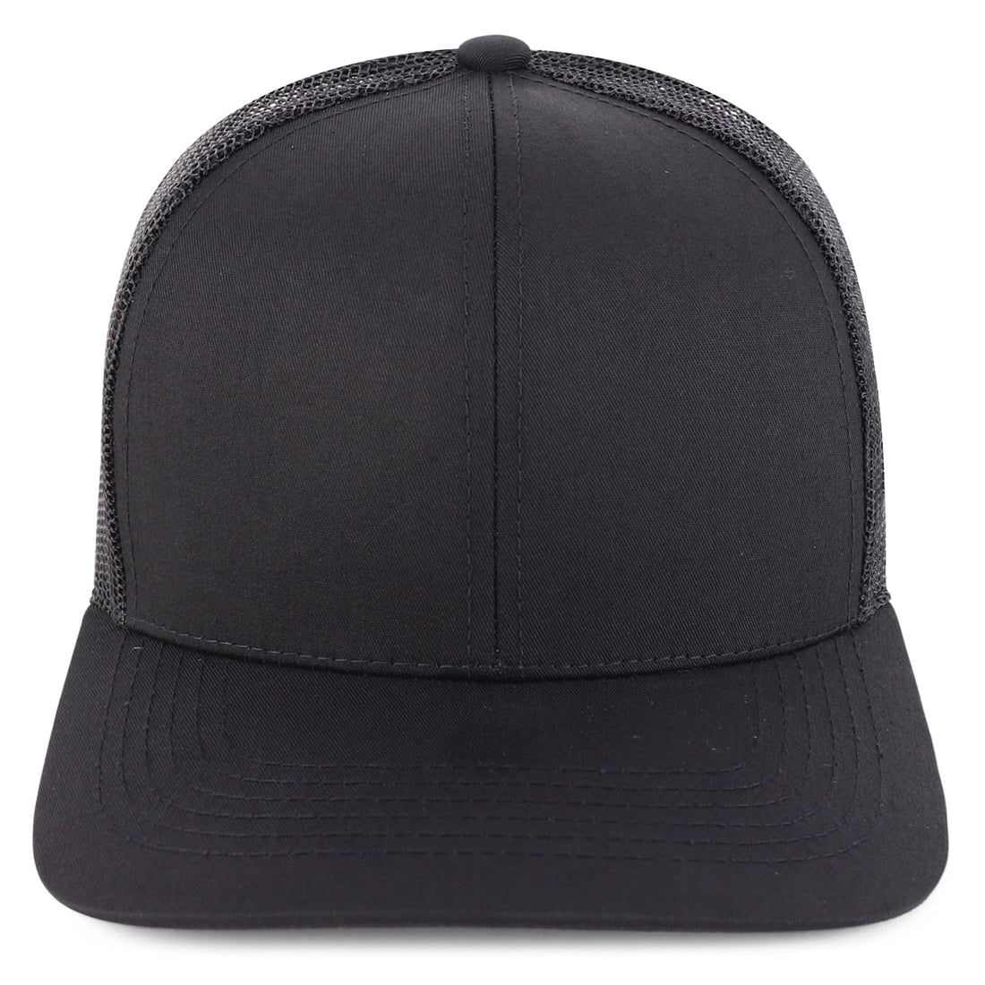 Trendy Apparel Shop Structured High Profile 6 Panel Mesh Trucker Baseball Cap