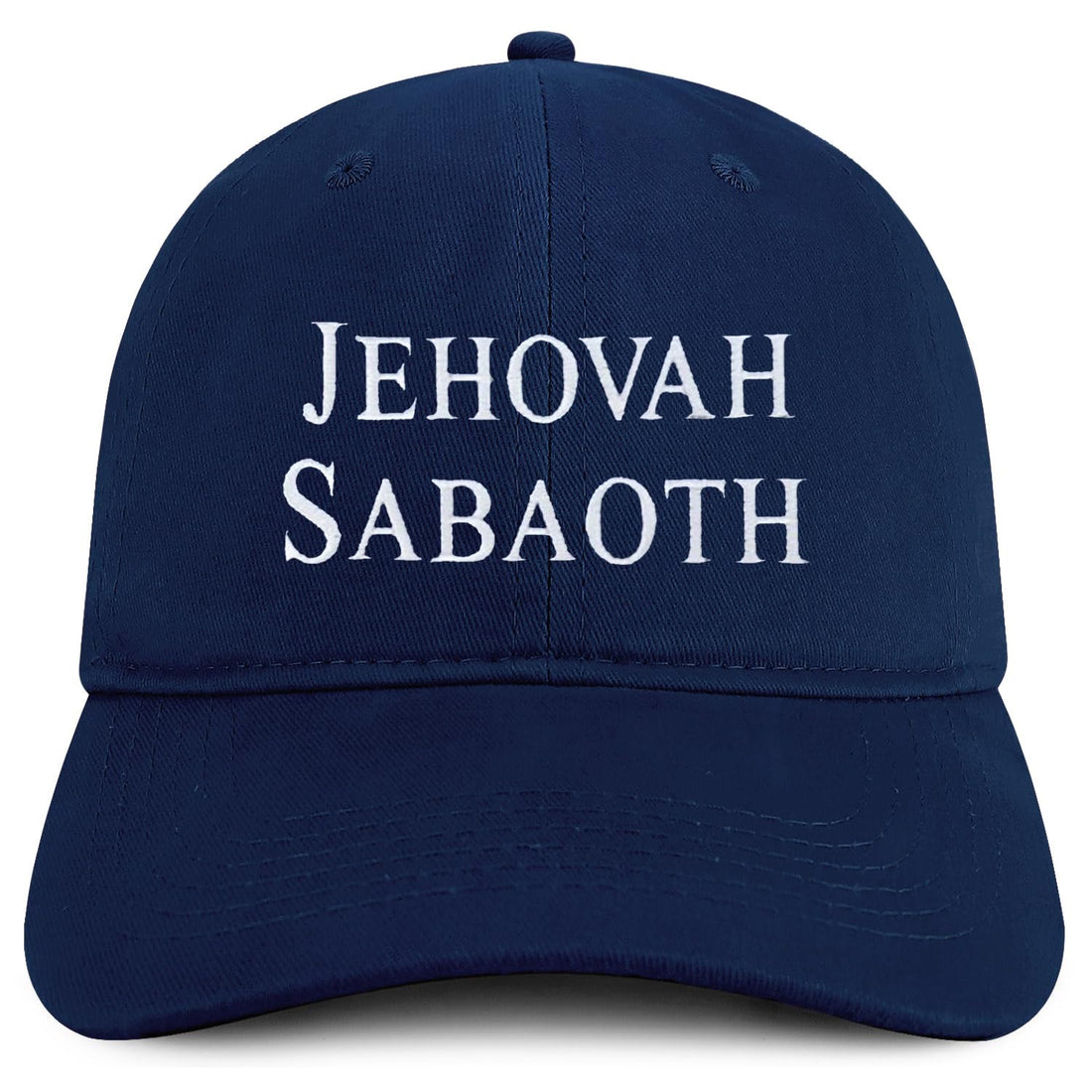 Trendy Apparel Shop Jehovah Sabaoth Embroidered Soft Cotton Baseball Cap