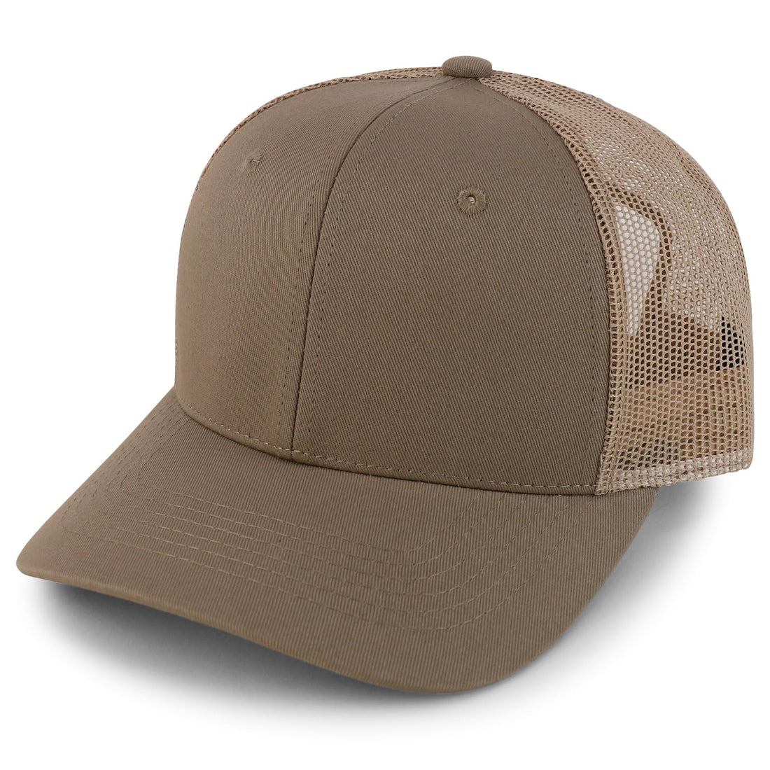 Trendy Apparel Shop Structured High Profile 6 Panel Mesh Trucker Baseball Cap