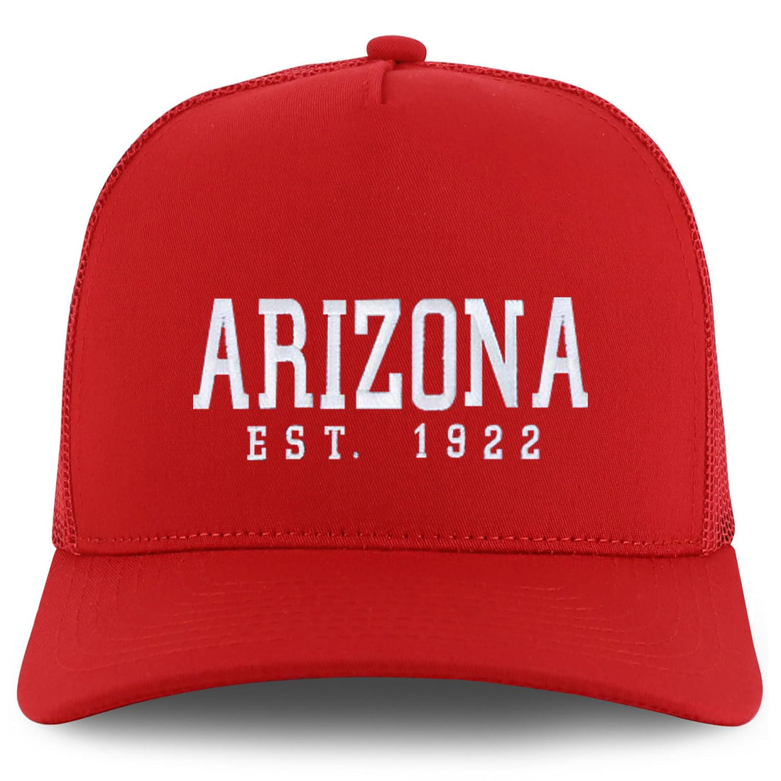 Trendy Apparel Shop Arizona Est.1922 Embroidered 5 Panel Snapback Trucker Cap
