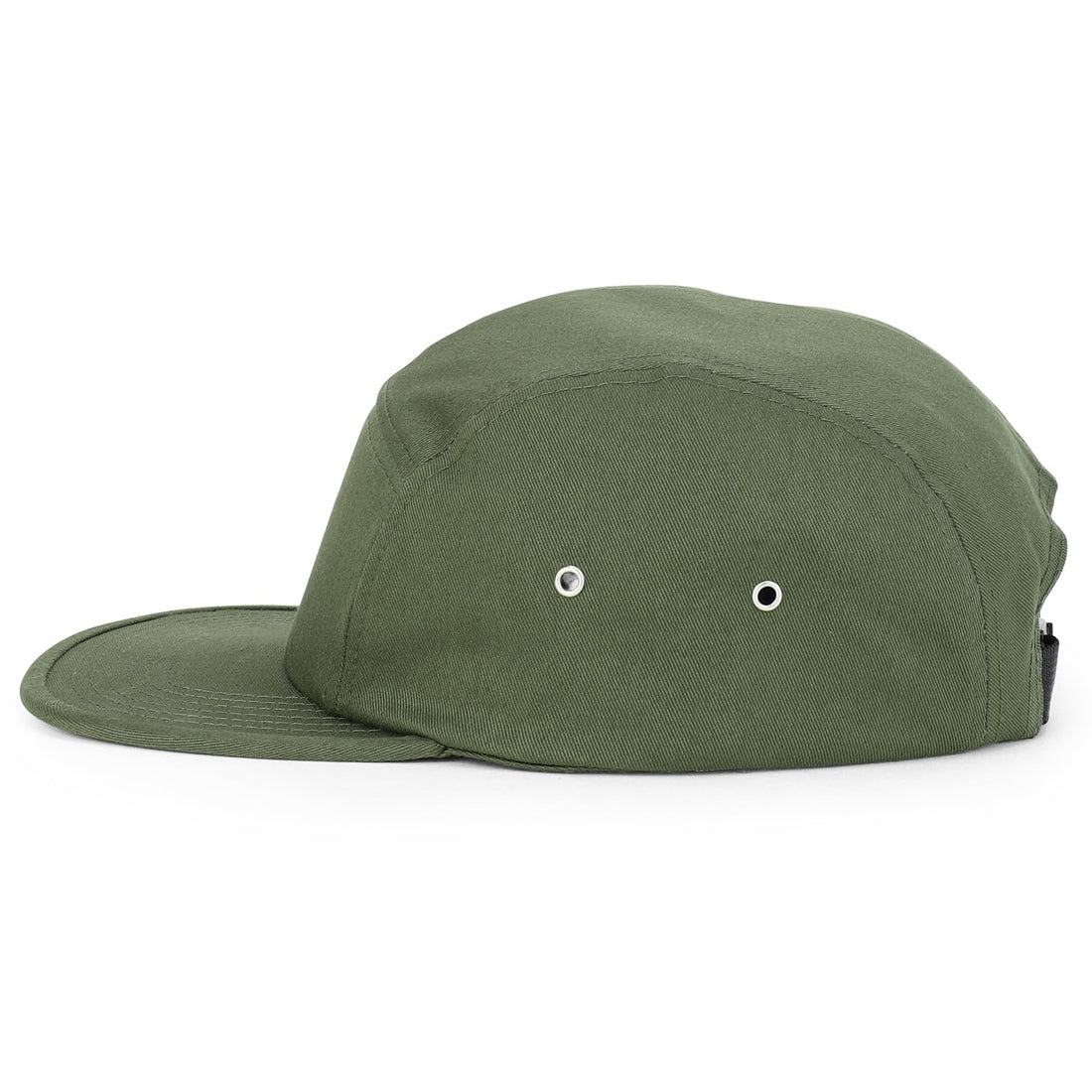 Trendy Apparel Shop XXL Oversized 5 Panel Cotton Bicycle Rider Cap - Olive - 2XL
