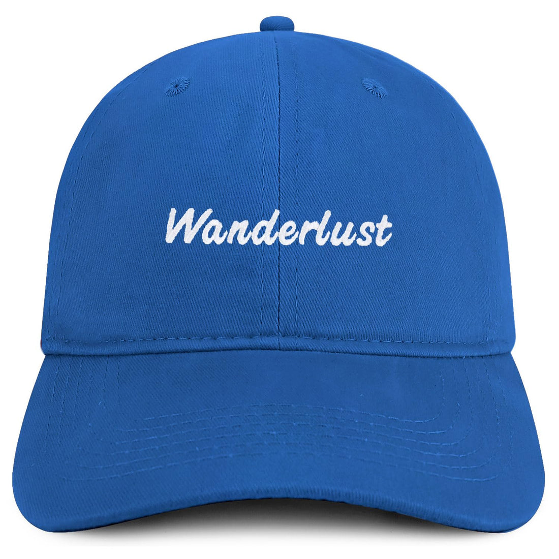 Trendy Apparel Shop Wanderlust Embroidered Cotton Unstructured Low Profile Dad Hat