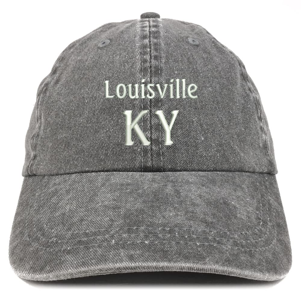 Trendy Apparel Shop Louisville KY Embroidered Pigment Dyed Washed Baseball Cap