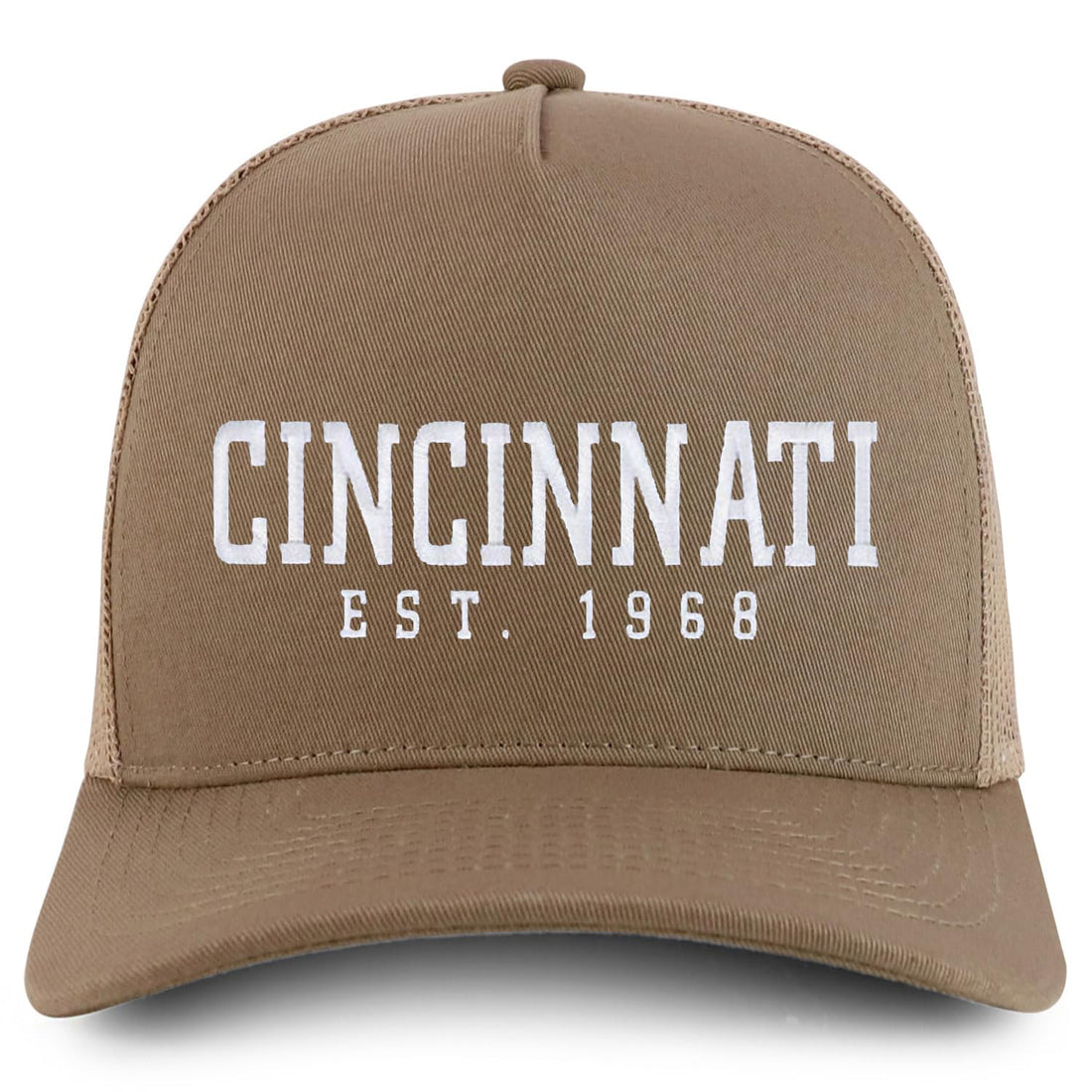Trendy Apparel Shop Cincinnati Est.1968 Embroidered 5 Panel Snapback Trucker Cap