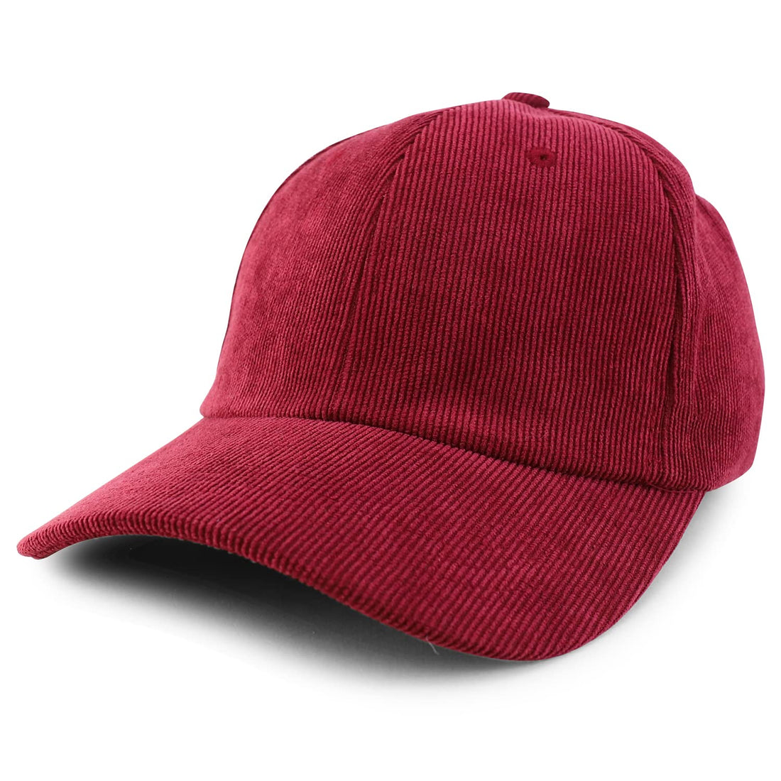 Trendy Apparel Shop Polyester Corduroy Structured Baseball Cap Dad Hat