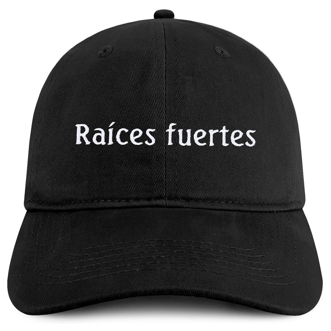Trendy Apparel Shop Raices fuertes Embroidered Cotton Low Profile Dad Hat
