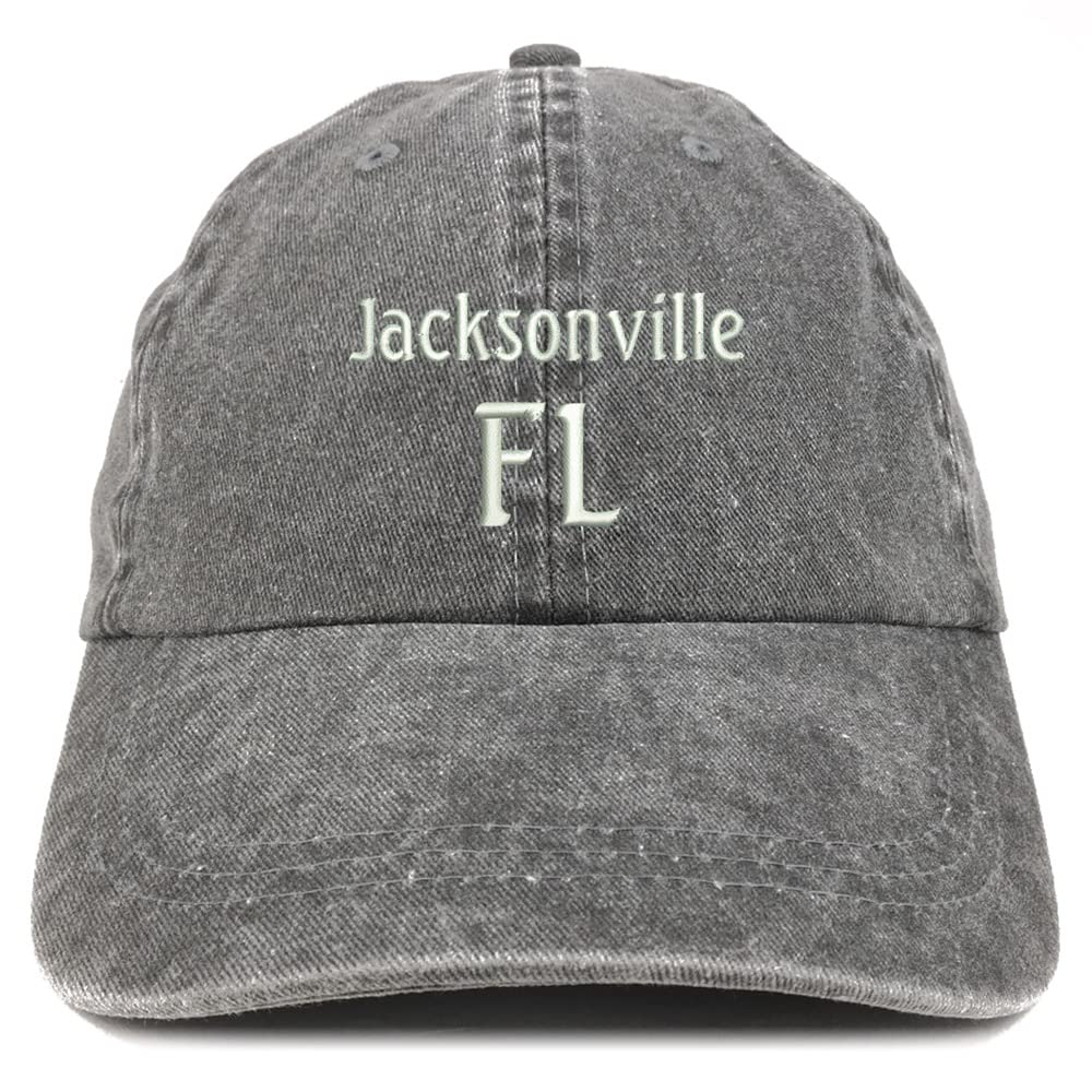 Trendy Apparel Shop Jacksonville FL Embroidered Pigment Dyed Washed Baseball Cap