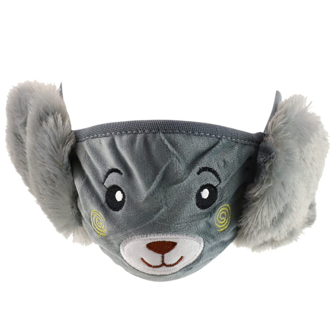 Trendy Apparel Shop Kids Winter Animal Face Breathable Bear Mask & Earmuffs