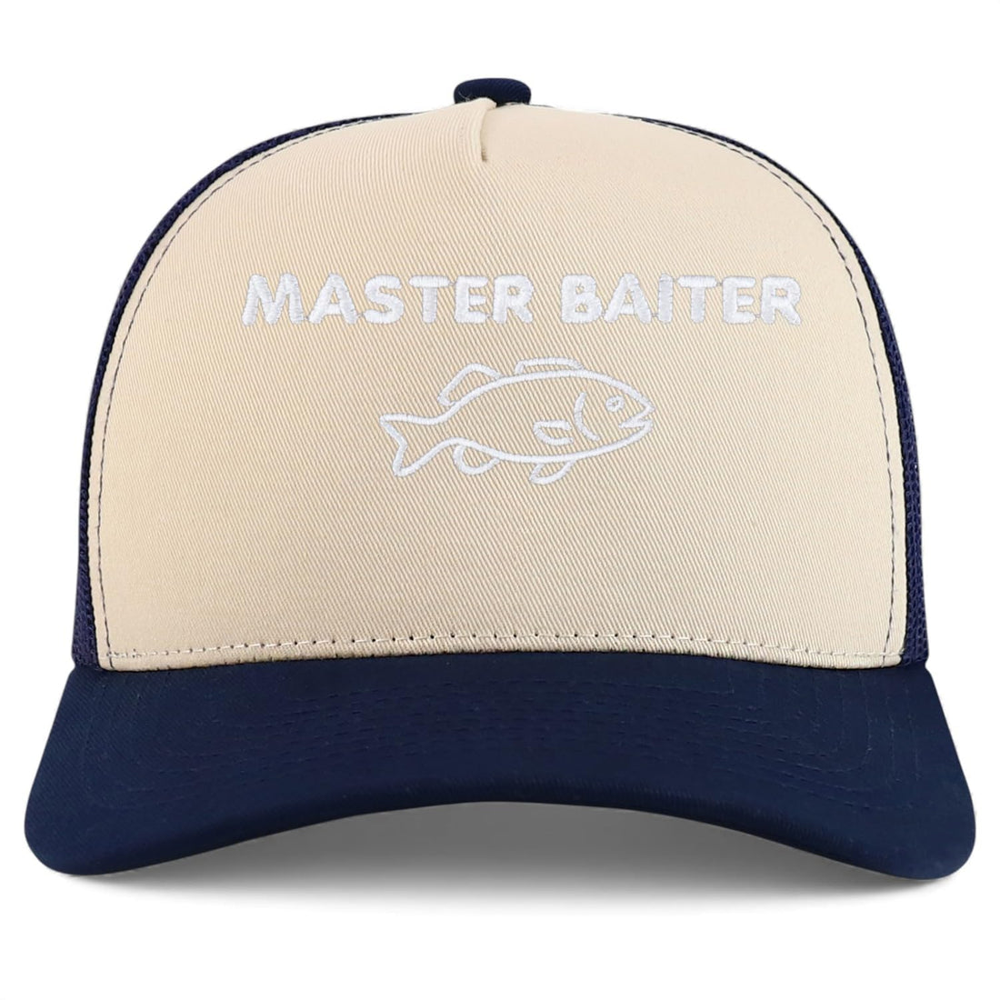 Trendy Apparel Shop Master Baiterer Embroidered 5 Panel Snapback Trucker Cap