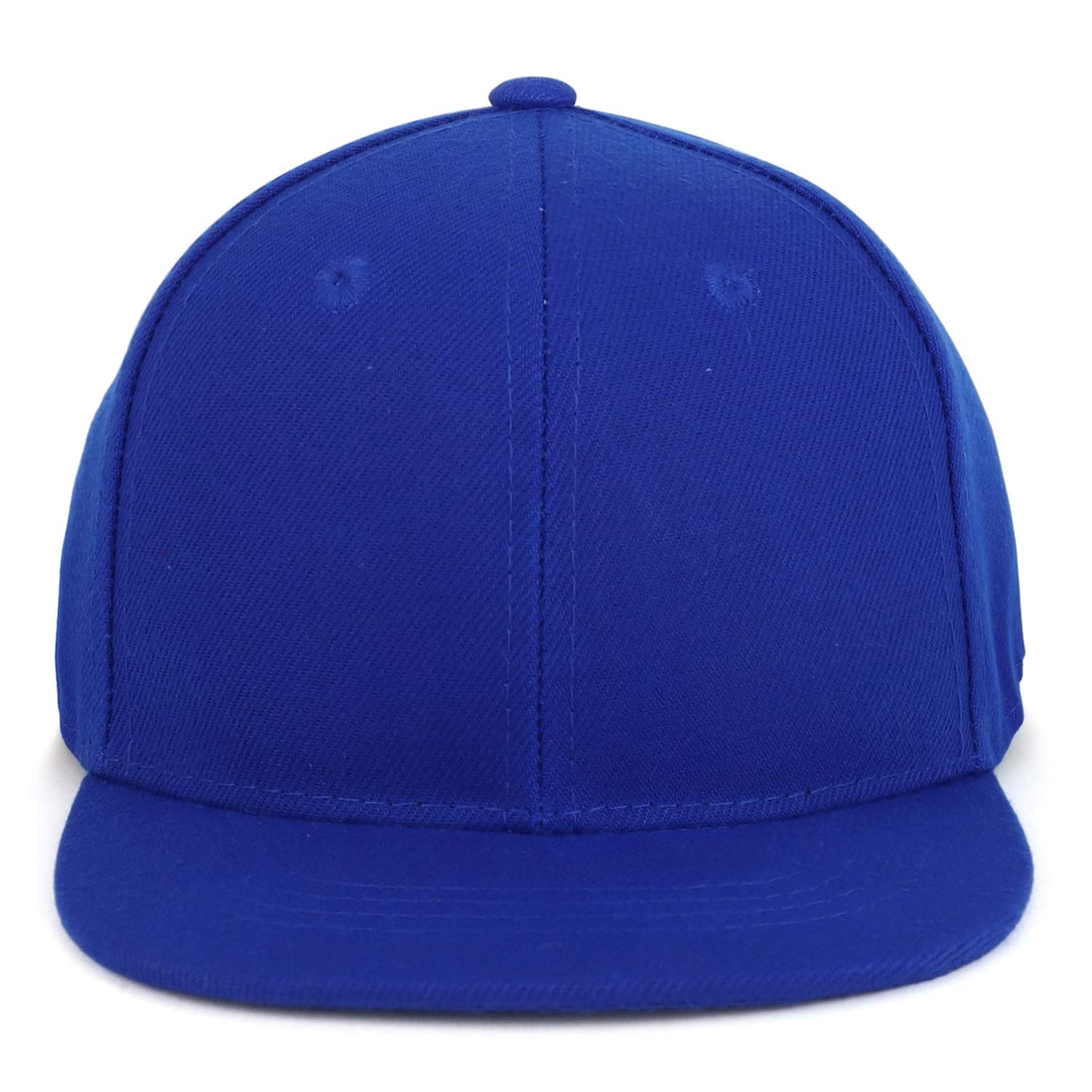 Trendy Apparel Shop Infant to Toddler Kid's Plain Structured Flatbill Snapback Cap