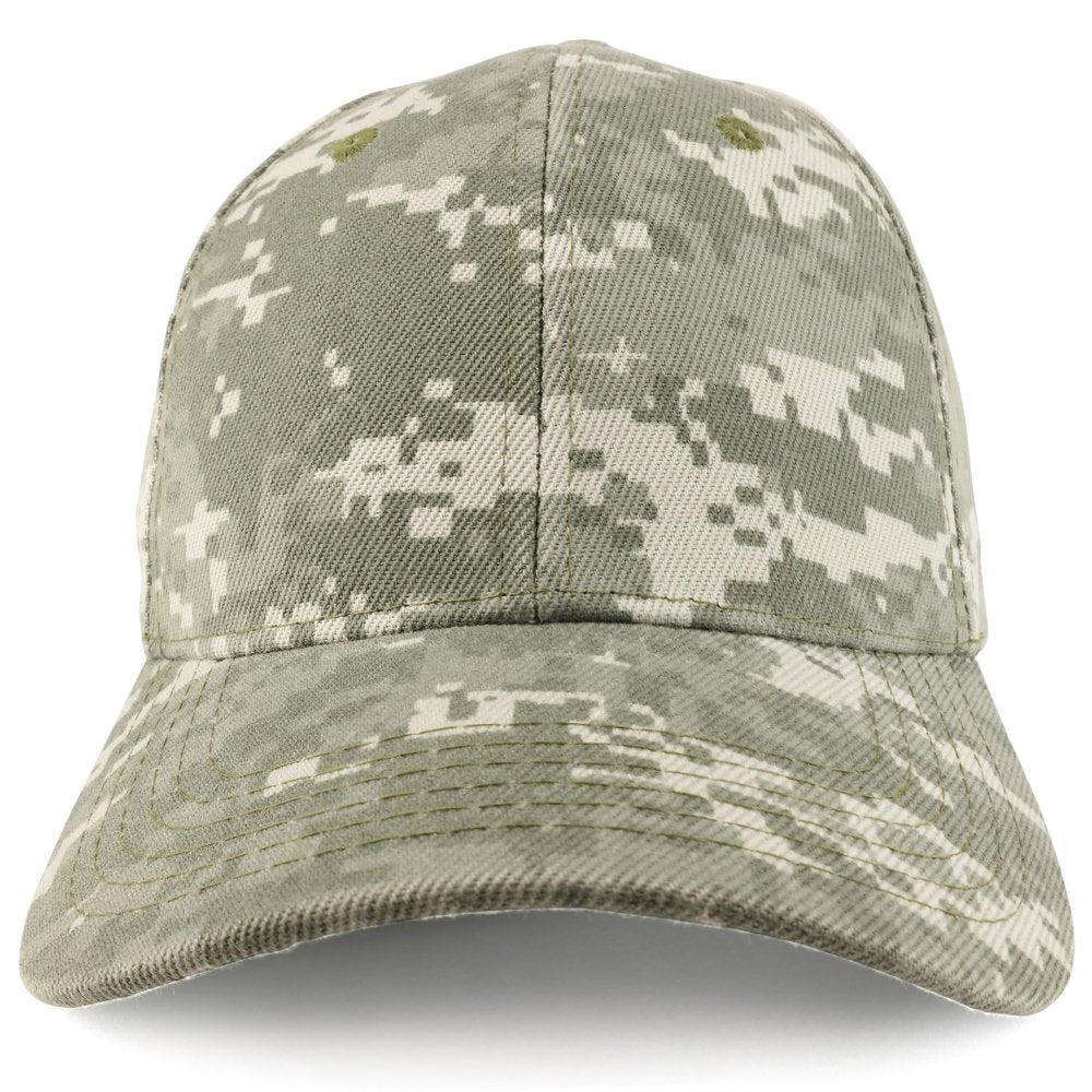 Trendy Apparel Shop Plain Structured Crown Adjustable Baseball Cap