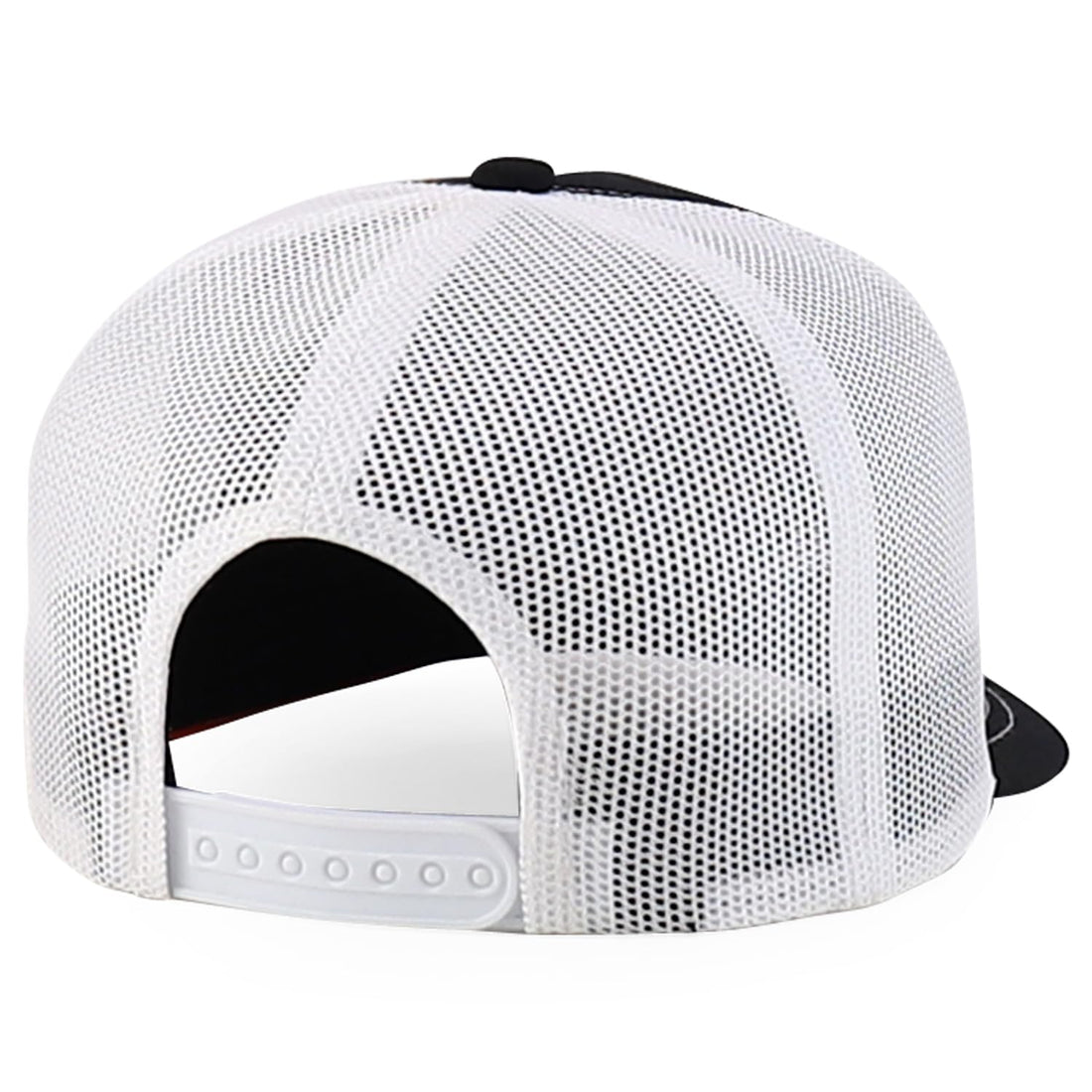 Trendy Apparel Shop 5 Panel Structured Trucker Cap with Mexico Flag Design Undervisor
