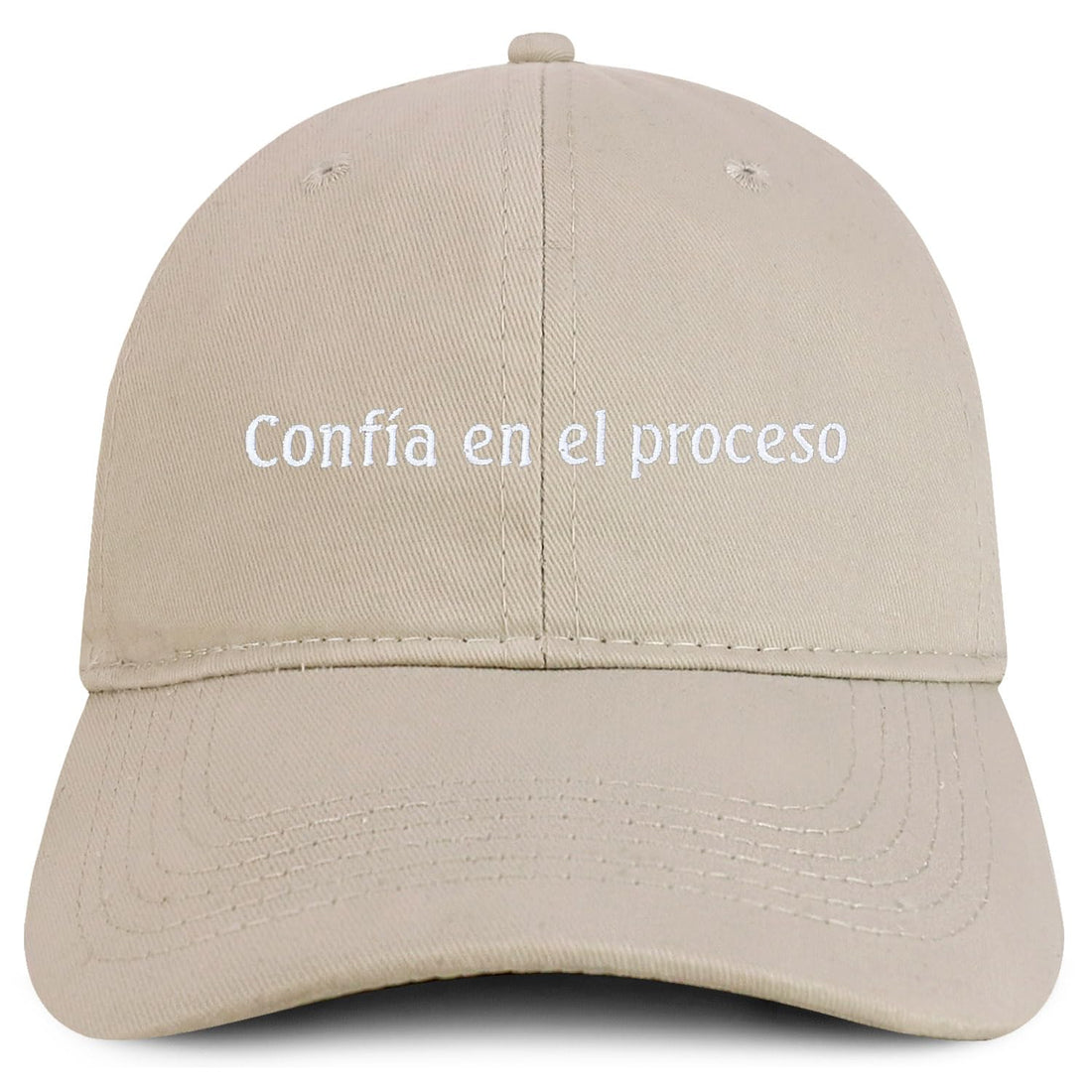 Trendy Apparel Shop Confia En El Proceso Embroidered Cotton Low Profile Dad Hat